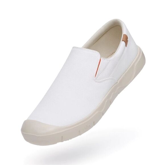 UIN Men\'s Sneakers Walking Casual Travel Shoes (Pure White Canvas Cadiz ) main image 4